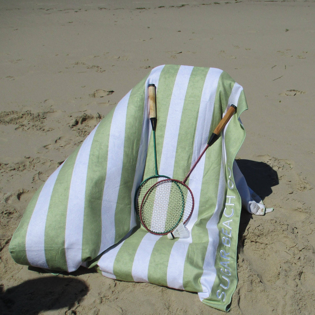 Sandless Beach Towels - Pandanus Green - Sugar Beach Co. 